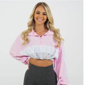 NVGTN Women's Oversized Crop Pullover-Size XS